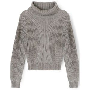 Motivi, Dames, Truien, Grijs, Maat: XS Mohair,