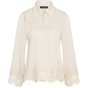 Bruuns Bazaar, Dames, Blouses & Shirts, Beige, Maat: M Poliester,