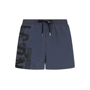 Dsquared2 Zee Kleding Boxer Midi , Blue , Heren , Maat: L