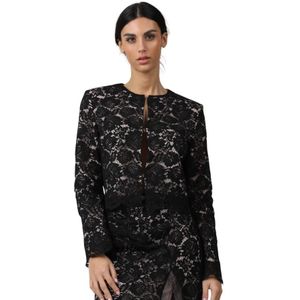 Pinko, Dames, Jassen, Zwart, Maat: M