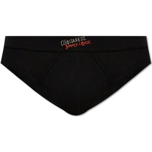 Dsquared2, Heren, Ondergoed, Zwart, Maat: L