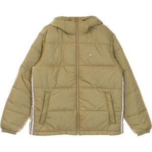 Adidas, Heren, Jassen, Beige, Maat: XL Poliester,