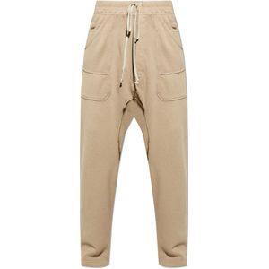 Rick Owens, Heren, Broeken, Beige, Maat: M Katoen,