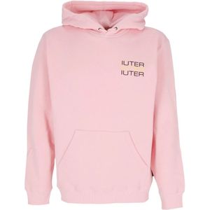 Iuter, Heren, Sweatshirts & Hoodies, Roze, Maat: XL Katoen,
