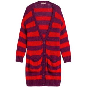 Twinset, Dames, Truien, Rood, Maat: M Mohair,