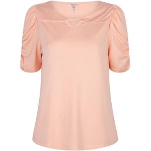Esqualo, Dames, Blouses & Shirts, Roze, Maat: XS