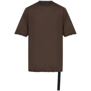 Rick Owens, Heren, Tops, Bruin, Maat: S Katoen,