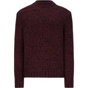 Moncler, Heren, Truien, Rood, Maat: M Wol,