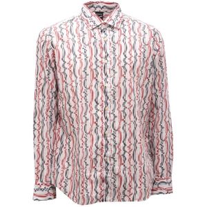 Bagutta, Heren, Overhemden, Veelkleurig, Maat: 3XL Katoen,