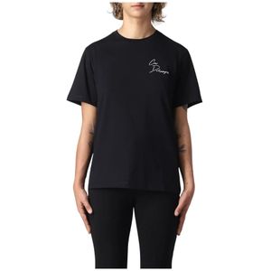 Karl Lagerfeld - Signature Tee Wo - T-shirt - Zwart