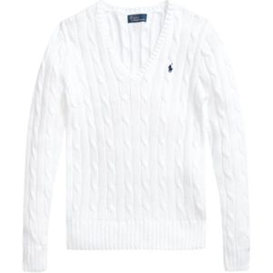 Polo Ralph Lauren, Dames, Truien, Wit, Maat: L Katoen,
