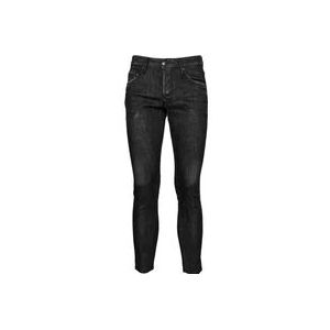 Dsquared2 Denim Broek Stretch Katoenmix , Black , Heren , Maat: XS