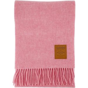 Ganni, Dames, Accessoires, Roze, Maat: ONE Size Wol,