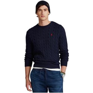 Polo Ralph Lauren, Heren, Truien, Blauw, Maat: M Katoen,