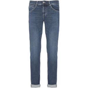 Dondup, Heren, Jeans, Blauw, Maat: W30 Katoen,