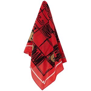 Moschino, Dames, Accessoires, Rood, Maat: ONE Size Zijde,