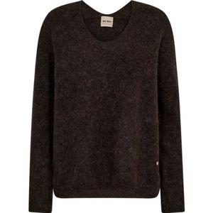 MOS Mosh, Dames, Truien, Bruin, Maat: XS Wol,