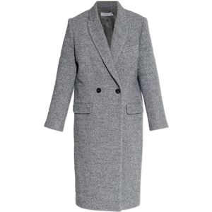 Iro, Dames, Mantels, Grijs, Maat: XS Wol,