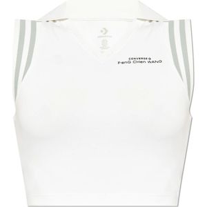Converse - X Feng Chen Wang - T-shirt - Wit - Katoen - Korte Mouwen