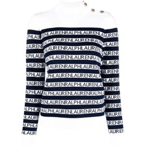 Ralph Lauren, Dames, Truien, Wit, Maat: XL Katoen,