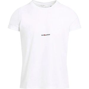 Saint Laurent, Dames, Tops, Wit, Maat: L