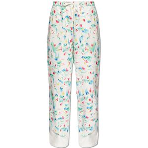 Marni, Dames, Broeken, Wit, Maat: XS Katoen,