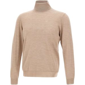 Gran Sasso, Heren, Truien, Beige, Maat: 3XL Zijde,
