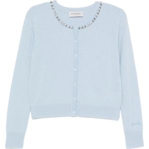 Ermanno Scervino, Dames, Truien, Blauw, Maat: M