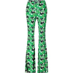 Diane Von Furstenberg, Dames, Broeken, Groen, Maat: M Viscose,