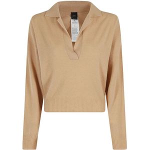 Pinko, Dames, Truien, Bruin, Maat: S Wol,