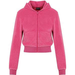 Balenciaga, Dames, Sweatshirts & Hoodies, Roze, Maat: M Katoen,