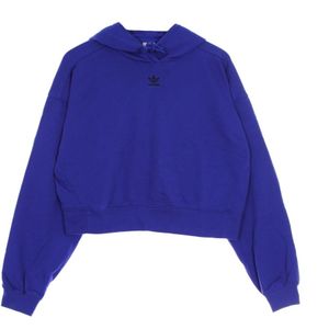 Adidas, Dames, Sweatshirts & Hoodies, Blauw, Maat: 2XL Katoen,