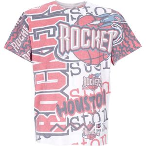 Mitchell & Ness, Heren, Tops, Veelkleurig, Maat: XL Katoen,