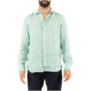 Saint Barth, Heren, Overhemden, Groen, Maat: M