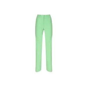 Pinko Groene broek met flare-fit , Green , Dames , Maat: S