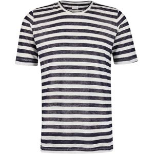 120% Lino, Heren, Tops, Veelkleurig, Maat: 3XL Linnen,