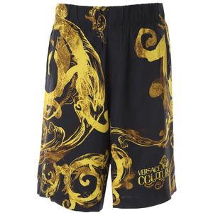 Versace Jeans Couture, Heren, Korte broeken, Veelkleurig, Maat: L Viscose,
