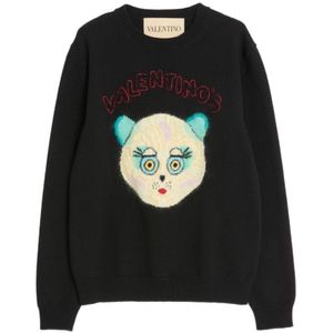 Valentino Garavani, Heren, Sweatshirts & Hoodies, Zwart, Maat: S