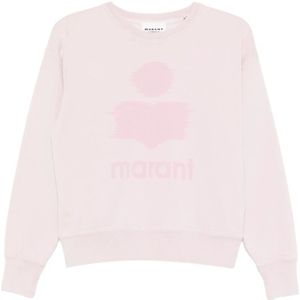 Marant étoile, Dames, Sweatshirts & Hoodies, Roze, Maat: S Katoen,