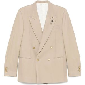Lardini, Heren, Jassen, Beige, Maat: L Zijde,