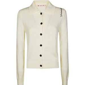 Marni, Dames, Truien, Beige, Maat: XS