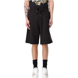 Versace Jeans Couture - Korte Broeken - Zwart - Logo Detail
