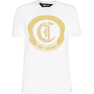 Just Cavalli, Dames, Tops, Wit, Maat: XL