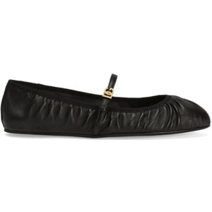 Dolce & Gabbana, Dames, Schoenen, Zwart, Maat: 40 EU Leer,