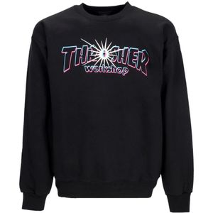 Thrasher, Heren, Sweatshirts & Hoodies, Zwart, Maat: XL Katoen,