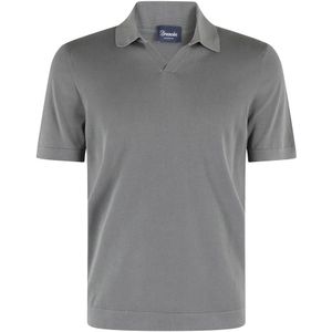 Drumohr, Heren, Tops, Grijs, Maat: S Katoen,
