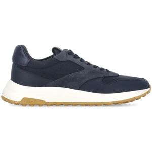 Hogan Platte schoenen voor mannen , Blue , Heren , Maat: 43 1/2 EU