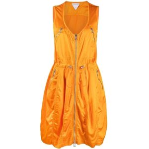 Bottega Veneta, Dames, Jurken, Geel, Maat: 2XS