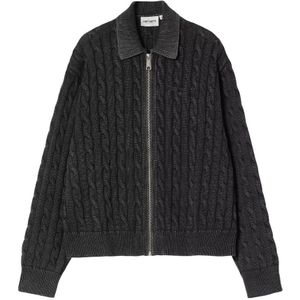 Carhartt Wip, Dames, Jassen, Zwart, Maat: XS Katoen,