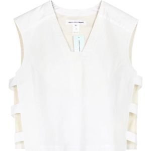 Comme des Garçons, Heren, Tops, Wit, Maat: S Katoen,